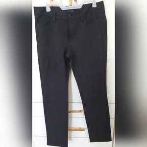 Ann taylor mid waisted size 14 Heather grey ponte pant straight leg NWOT